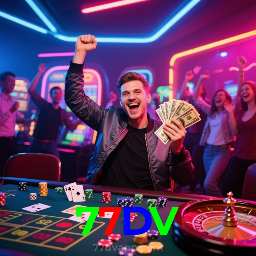77DV：Gire as slots e vença com grandes prêmios!