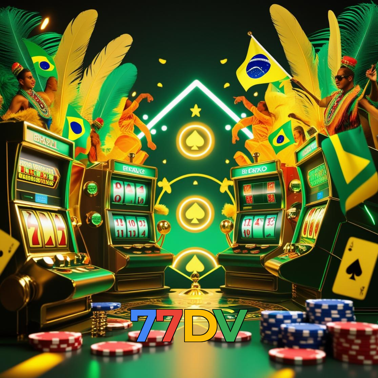 77DV：Jogue no nosso cassino e prove sua habilidade nas cartas de poker!