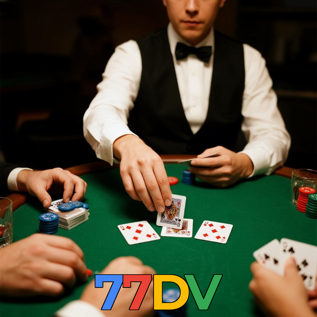 77DV:Vença no poker e mostre que você é um verdadeiro campeão!
