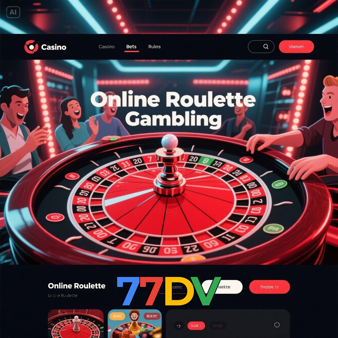 77DV：O melhor cassino online com roleta, poker e apostas no futebol ao vivo!